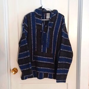 BAJA hoodied pull over jacket size xlarge